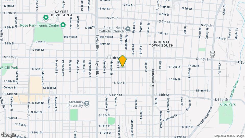 1718 S 12th St Map and Location Details