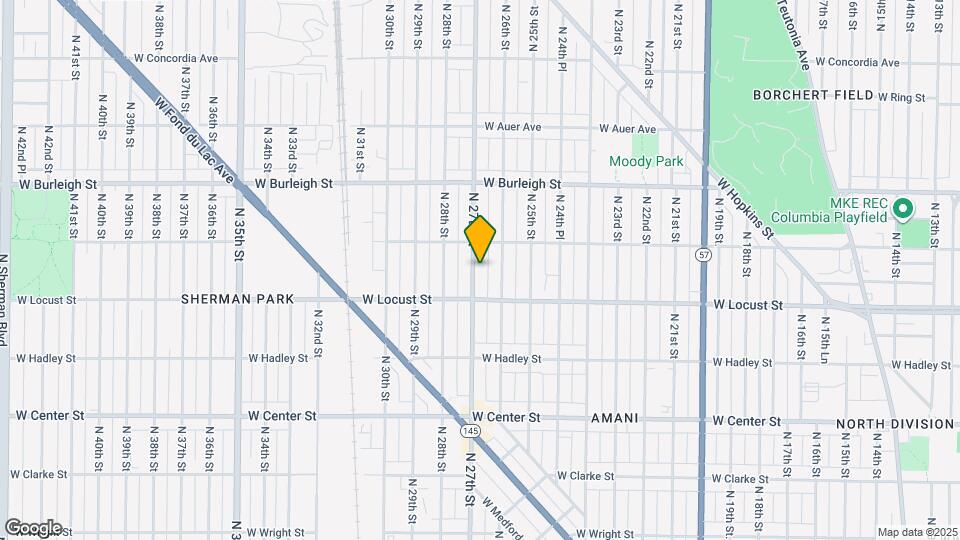 2942 N 27th St Map and Location Details