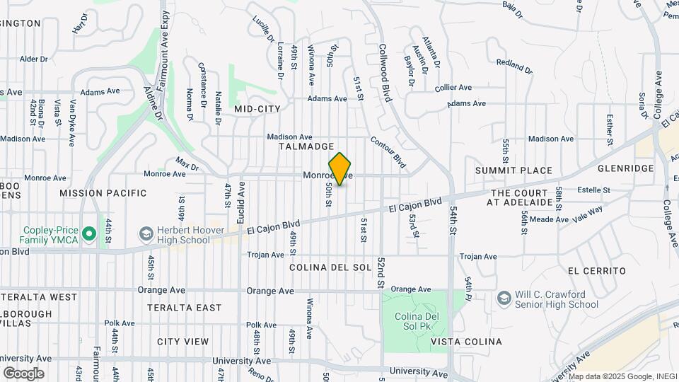 4446-4448 Altadena Ave Mapa y Detalles de la Ubicación