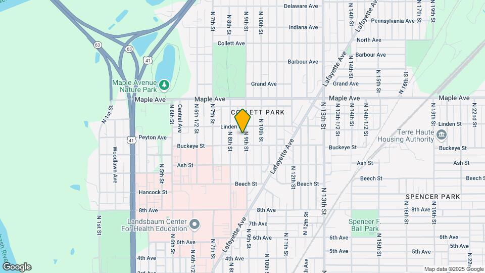 1918 N 9th St Map and Location Details