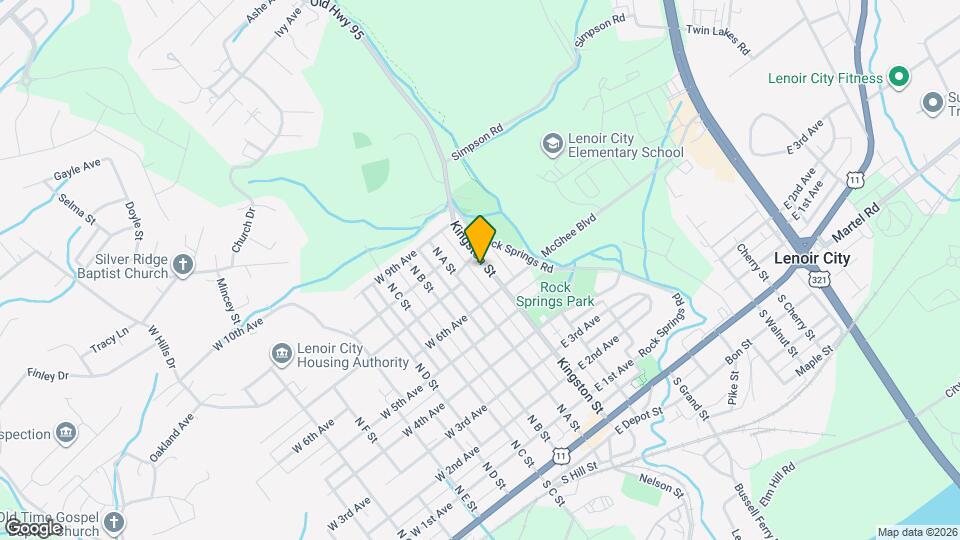 712 Kingston St Map and Location Details