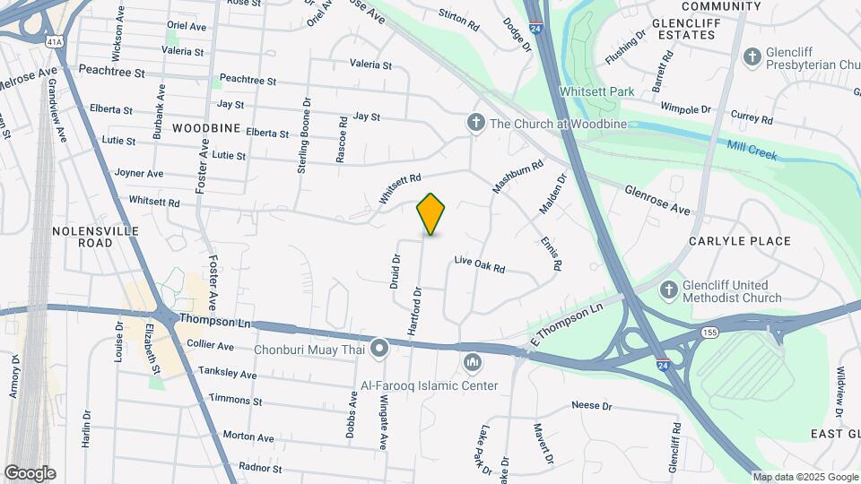 2714 Hartford Dr Map and Location Details