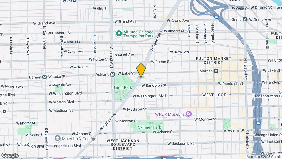 160 N Loomis St Map and Location Details