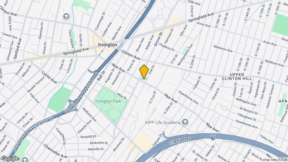 63 Coit St Map and Location Details