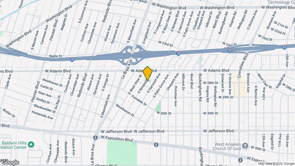 2648 S Rimpau Blvd Map and Location Details