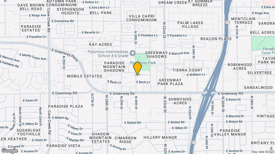 15601 N 30th St Map and Location Details