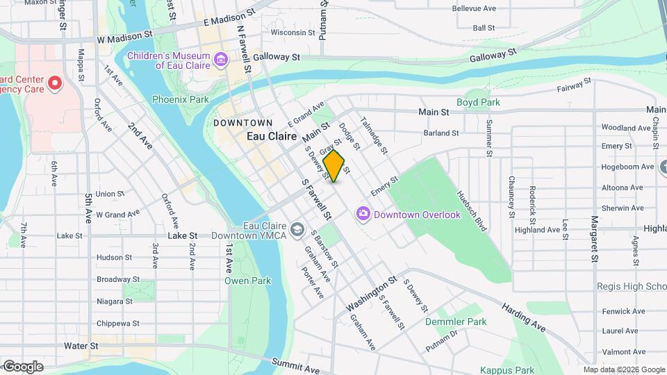 615 S Dewey St Map and Location Details