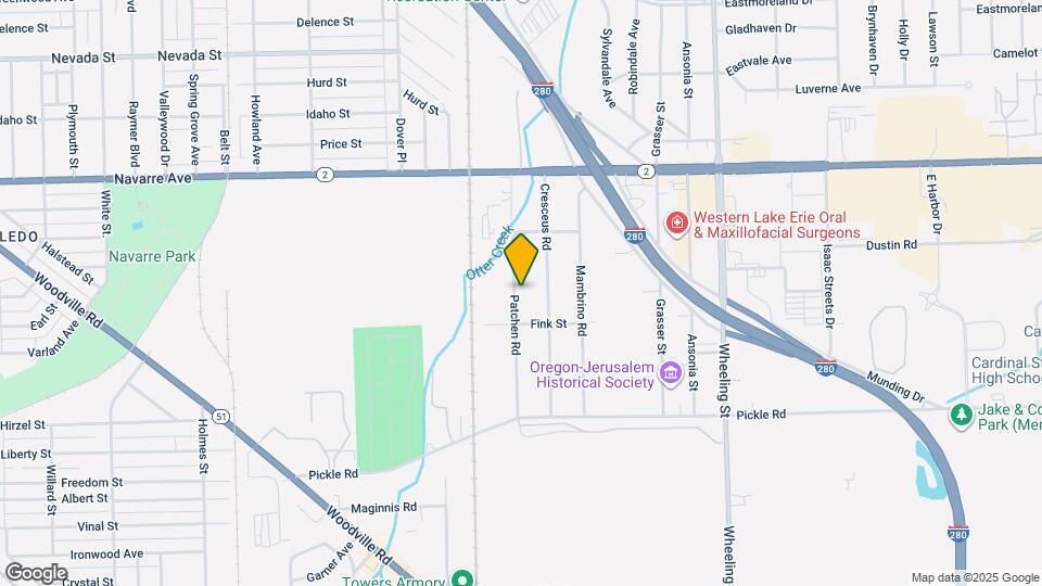 1001 Patchen Rd Map and Location Details