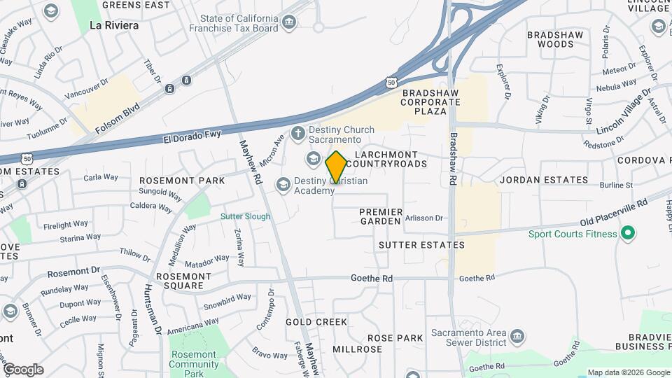 9615 Harvest View Way Map and Location Details