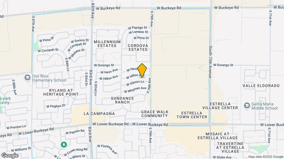 7928 W Gibson Ln Map and Location Details
