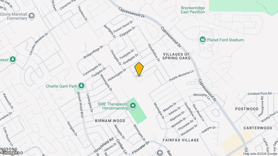 4806 Sweet Chestnut Ln Map and Location Details