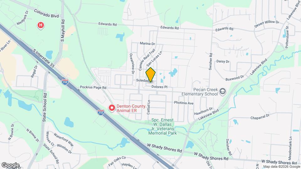 5421 Dolores Pl Map and Location Details