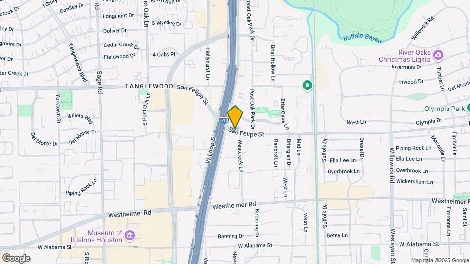 4521 San Felipe St Map and Location Details