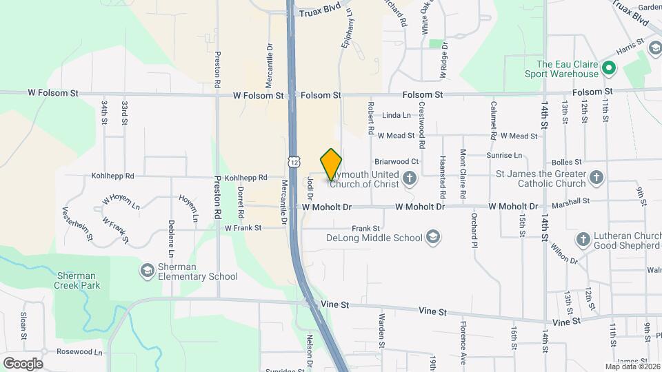 2328 Peters Dr, Unit A Mapa y Detalles de la Ubicación