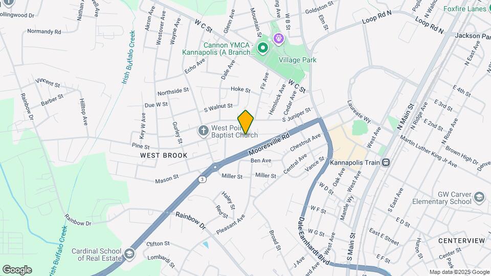 733 Pine St Map and Location Details