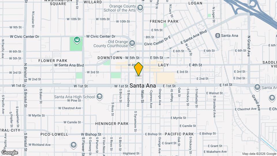 151 W 2nd St Map and Location Details