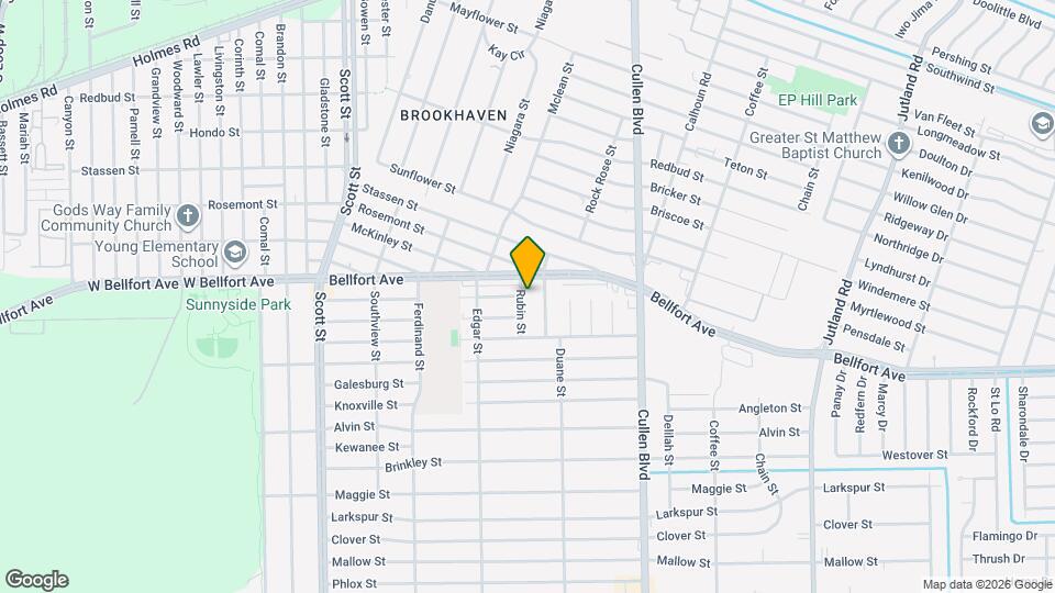 8517 Rubin St Map and Location Details