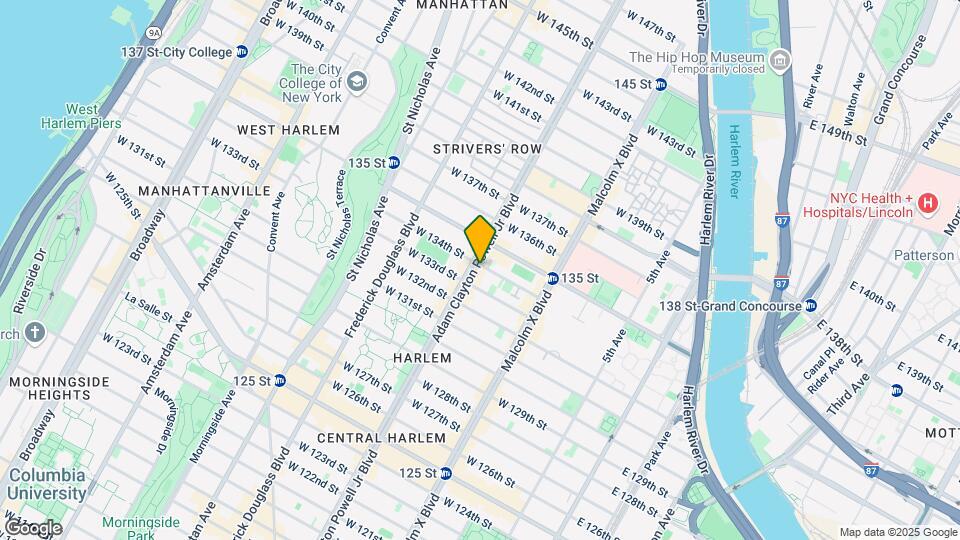 2275 Adam Clayton Powell Jr Blvd Map and Location Details