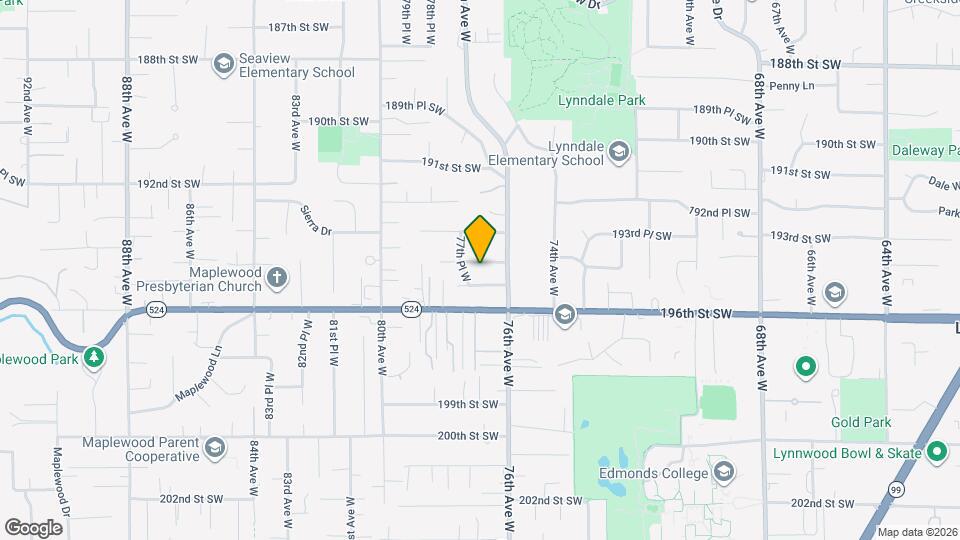 7628 194th St SW Mapa y Detalles de la Ubicación