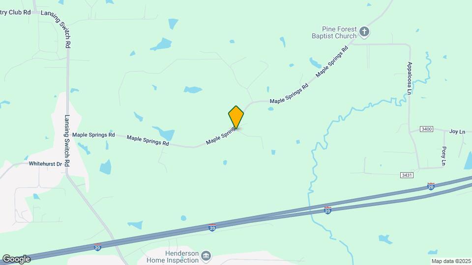 1549 Maple Springs Rd Map and Location Details