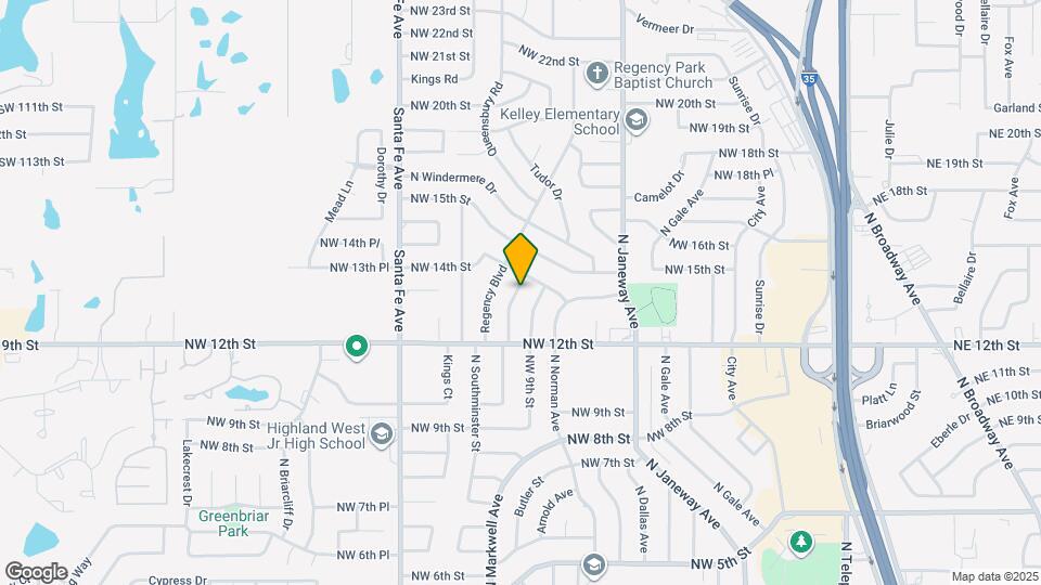 1408 St George Ave Map and Location Details