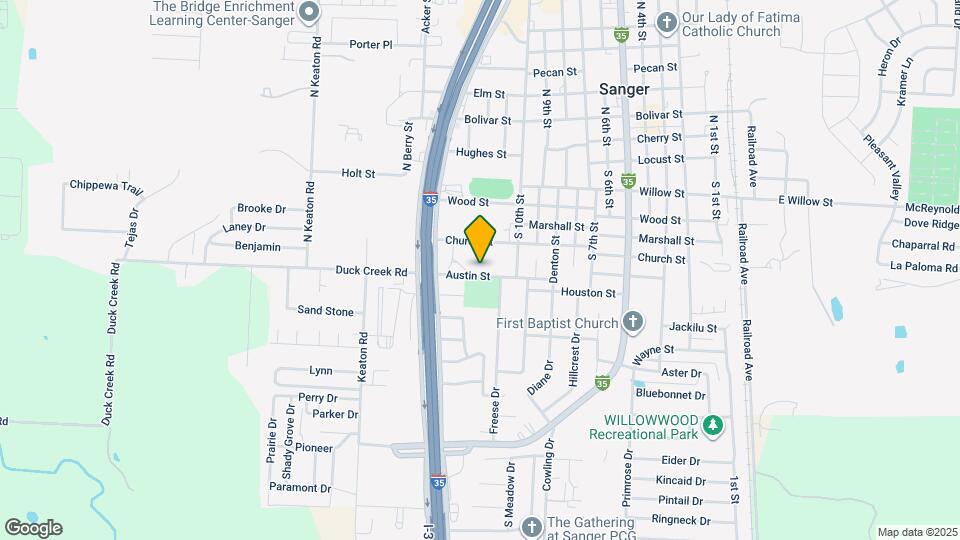 1100 Austin St Map and Location Details