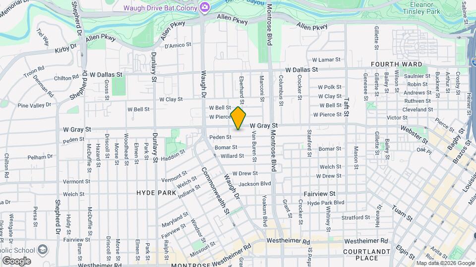 1238 Peden St Map and Location Details