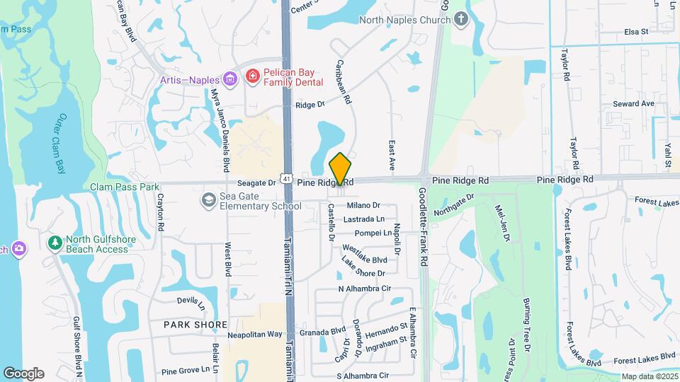 1100 Pine Ridge Rd-Unit -B302 Mapa y Detalles de la Ubicación