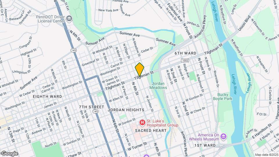 384 Tilghman St Map and Location Details