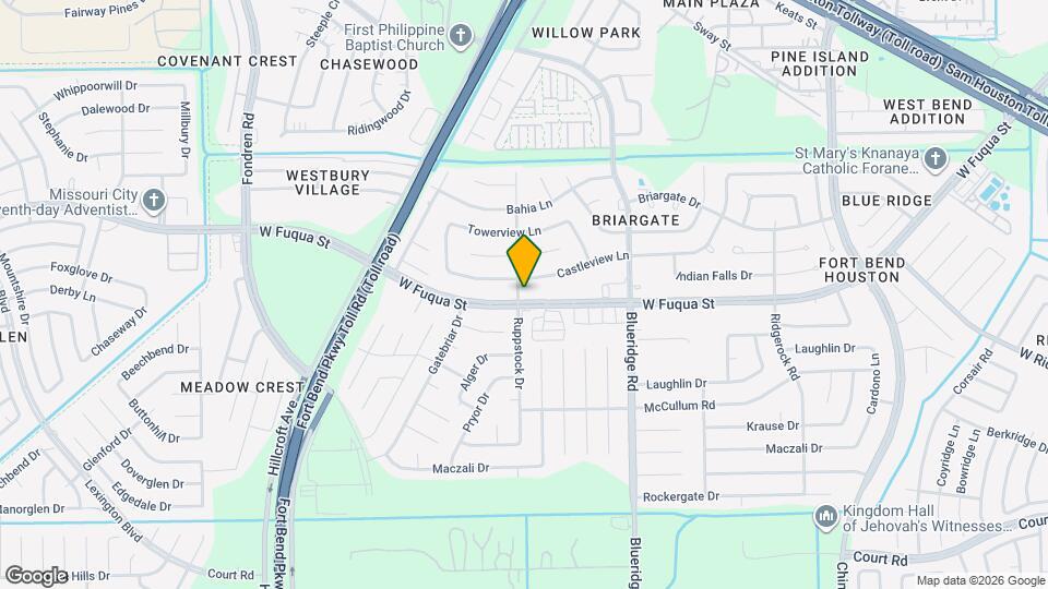 7322 W Fuqua St Map and Location Details