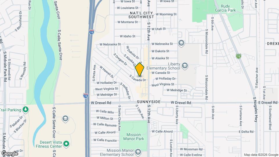 5526 S 13th Ave Mapa y Detalles de la Ubicación