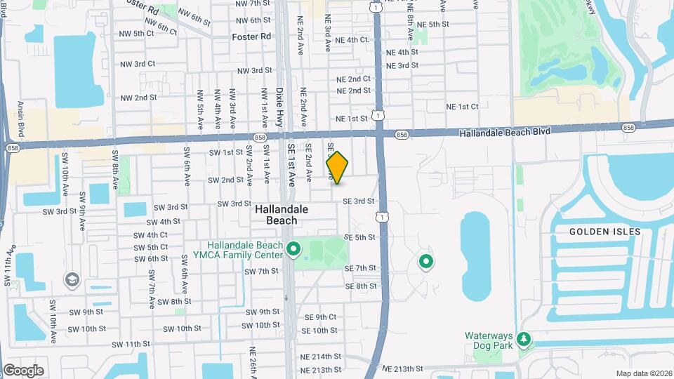 215 SE 3rd Ave, Unit 103 C Map and Location Details