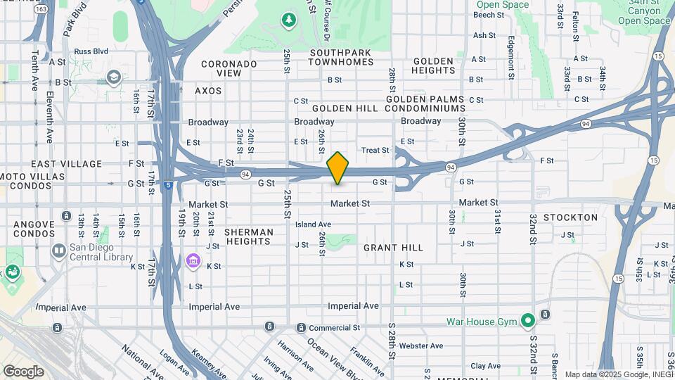 2643 G St Map and Location Details