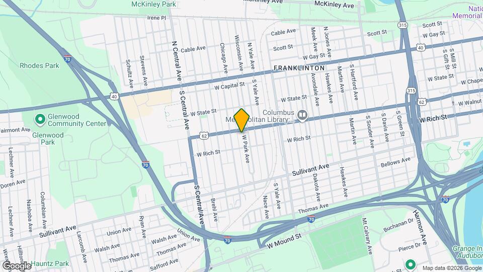 189 W Park Ave Map and Location Details