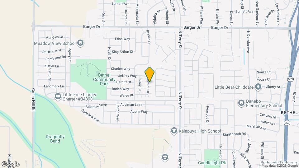 1637 Hamlet Ln Map and Location Details