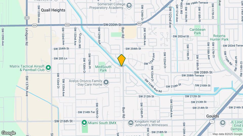 12743 SW 207th Terrace Map and Location Details