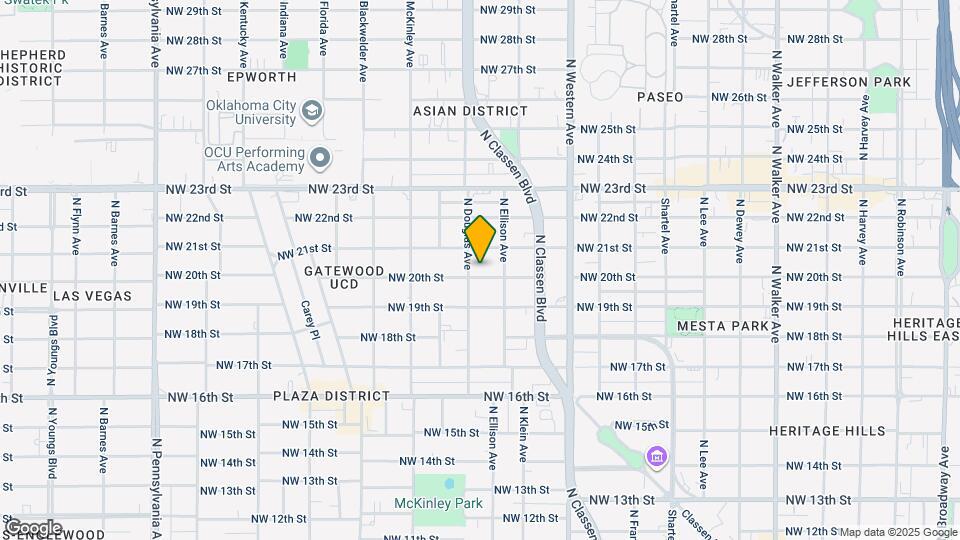 1319 NW 20th St Map and Location Details