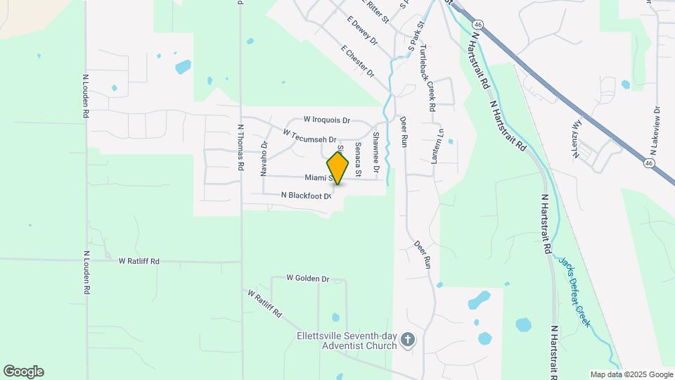 1915 N Blackfoot Dr Mapa y Detalles de la Ubicación