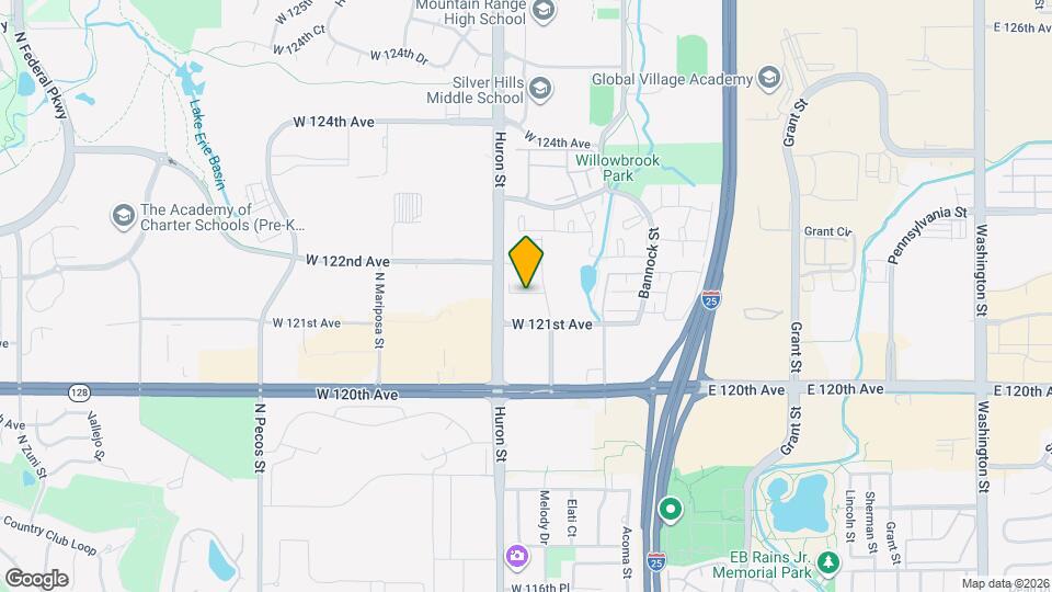 12131 Melody Dr, Unit 18-101 Map and Location Details