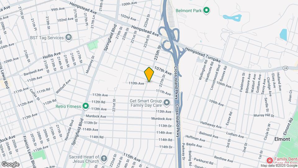 109-11 225th St Map and Location Details