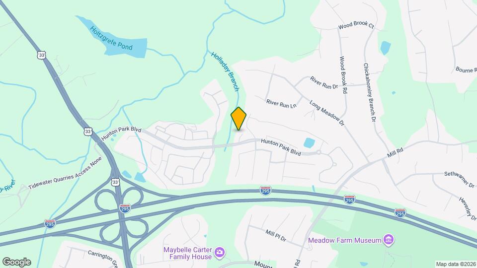 11610 Vicars Ridge Ln Map and Location Details