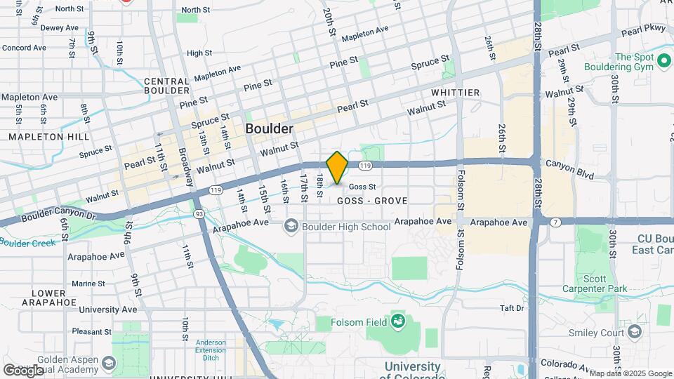 1631 19th St Mapa y Detalles de la Ubicación