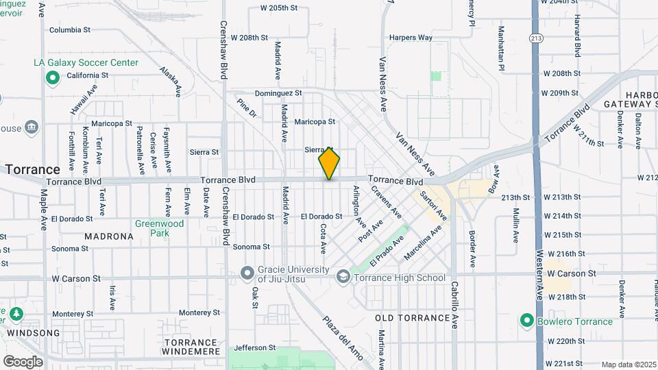 2218-2222 Torrance Blvd Map and Location Details