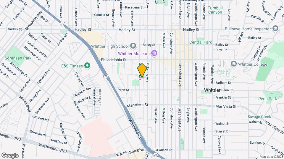 7218 Whittier Ave Map and Location Details