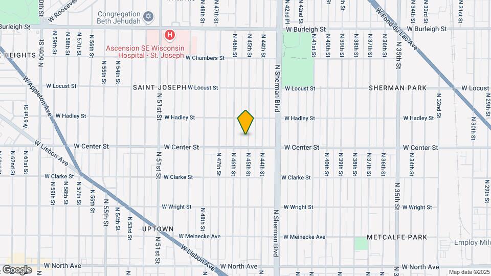2723-2725 N 45th St Map and Location Details