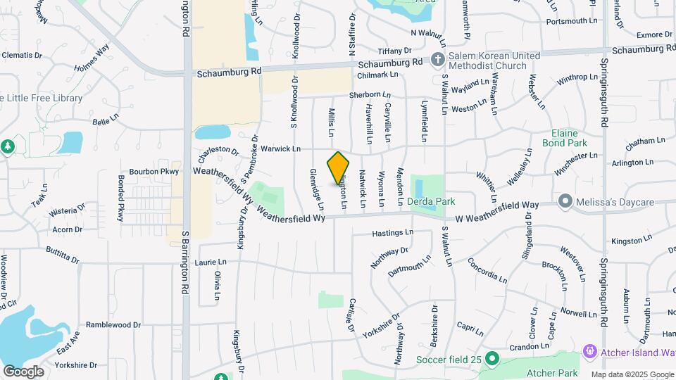 304 Islington Ln Map and Location Details