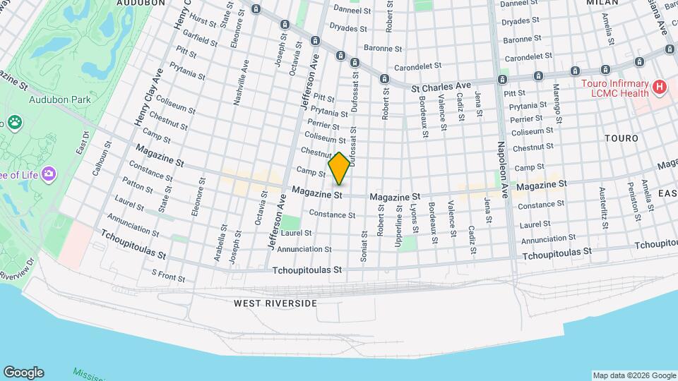 5225 Magazine St Map and Location Details