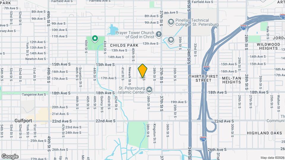 1711 39th St S Map and Location Details