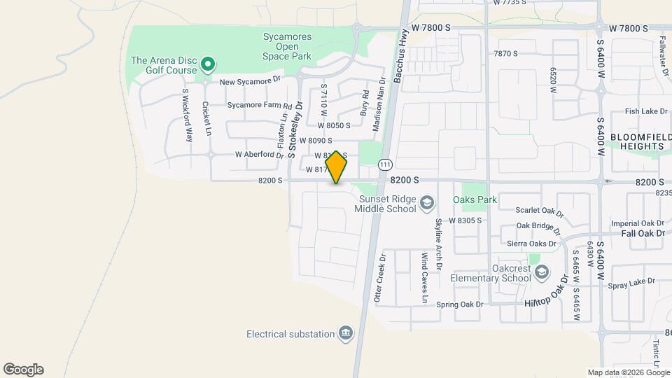 7092 W Jayson Bend Dr Mapa y Detalles de la Ubicación