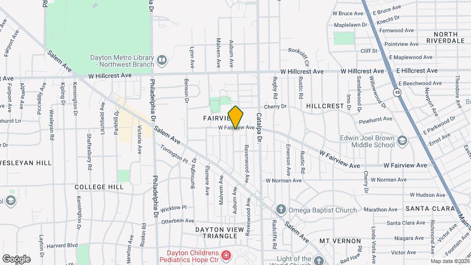 2142 Auburn Ave Map and Location Details